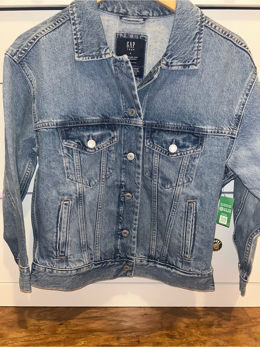 GAP Light Wash Blue Denim Jacket